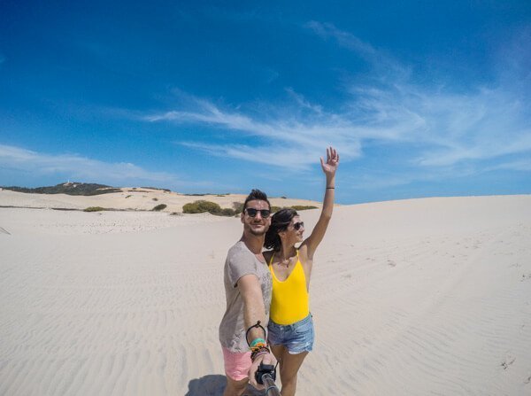 Selfie tra le dune brasiliane