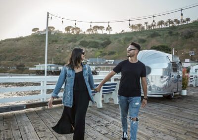 california on the road itinerario_pontile di Malibù al tramonto