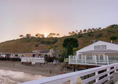 california on the road itinerario_Malibù il pontile al tramonto
