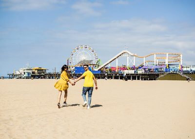 california on the road itinerario_Santa Monica beach