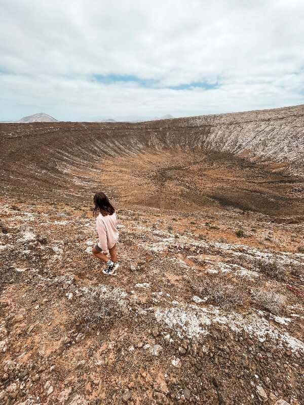 trekking Lanzarote_Caldera Blanca